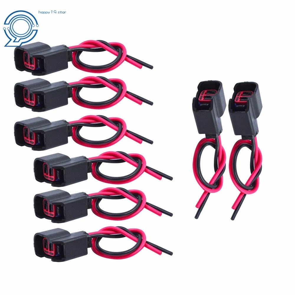 Set of 8 Fuel Injector Connector Clips for EV6 EV14 (Year Range)