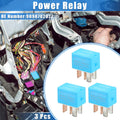 3X 12V 4 Pins Car Relay No. 9098702027 for Toyota 4Runner, Scion TC (2006–2022)