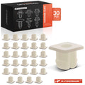 30Pcs 6mm Square Nylon Screw Grommet Clips for Honda 