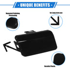 Front Right Bumper Tow Hook Cover for Subaru Forester (2009–2013) Black