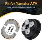 Rear Wheel Brake Drum w/Shoes Kit for Yamaha Kodiak 400 4x4 (1993–1999)