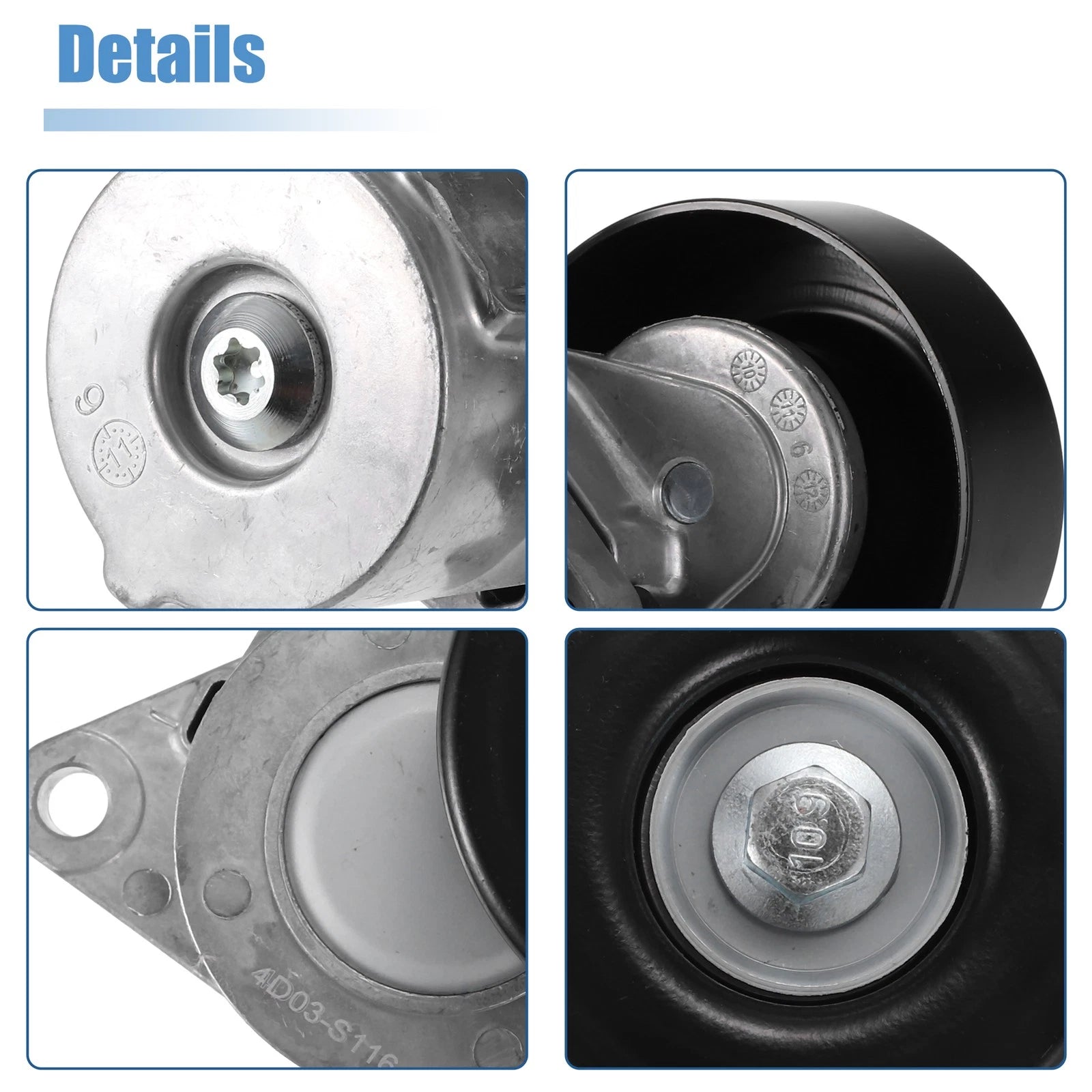 Accessory Drive Belt Tensioner Assembly for Nissan Altima L4 2.5L (2002–2012)