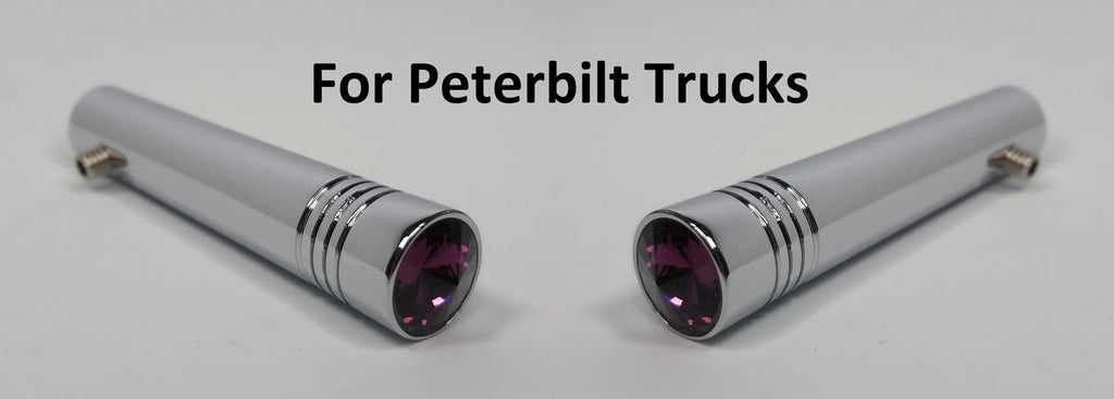 Purple Toggle Switch Extensions 2-1/4 Inch Chrome for Peterbilt (—)