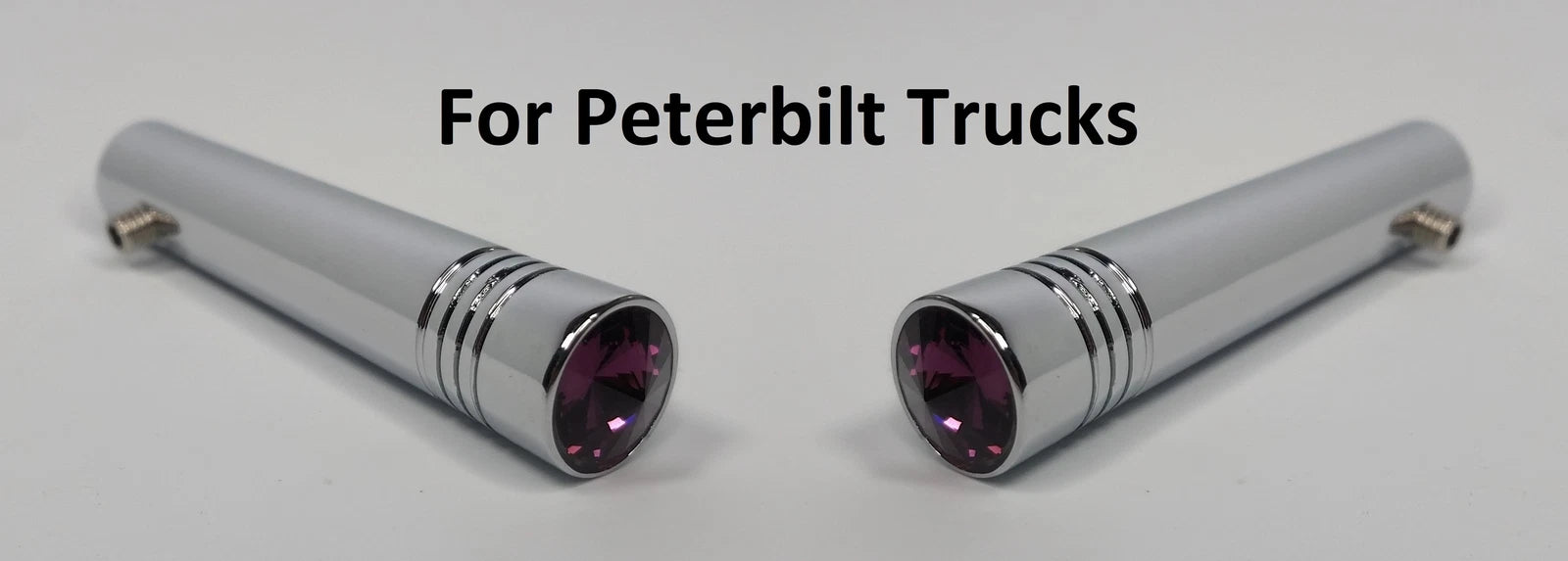 Purple Toggle Switch Extensions 2-1/4 Inch Chrome for Peterbilt (—)