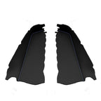Door Panel Armrest PVC Carbon for Ford F150 Lariat (2015–2020) Blue Stitch