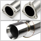 4" Rolled Tip Muffler for Honda Accord (1994–1997) - Stainless Steel Catback Exhaust
