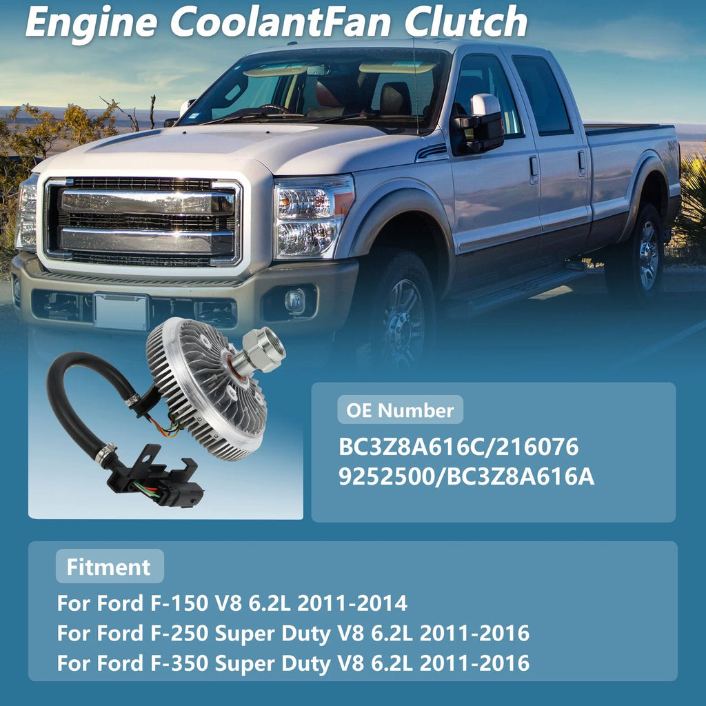 Engine Cooling Fan Clutch for Ford F-150 V8 6.2L (2011–2014) No.BC3Z8A616C