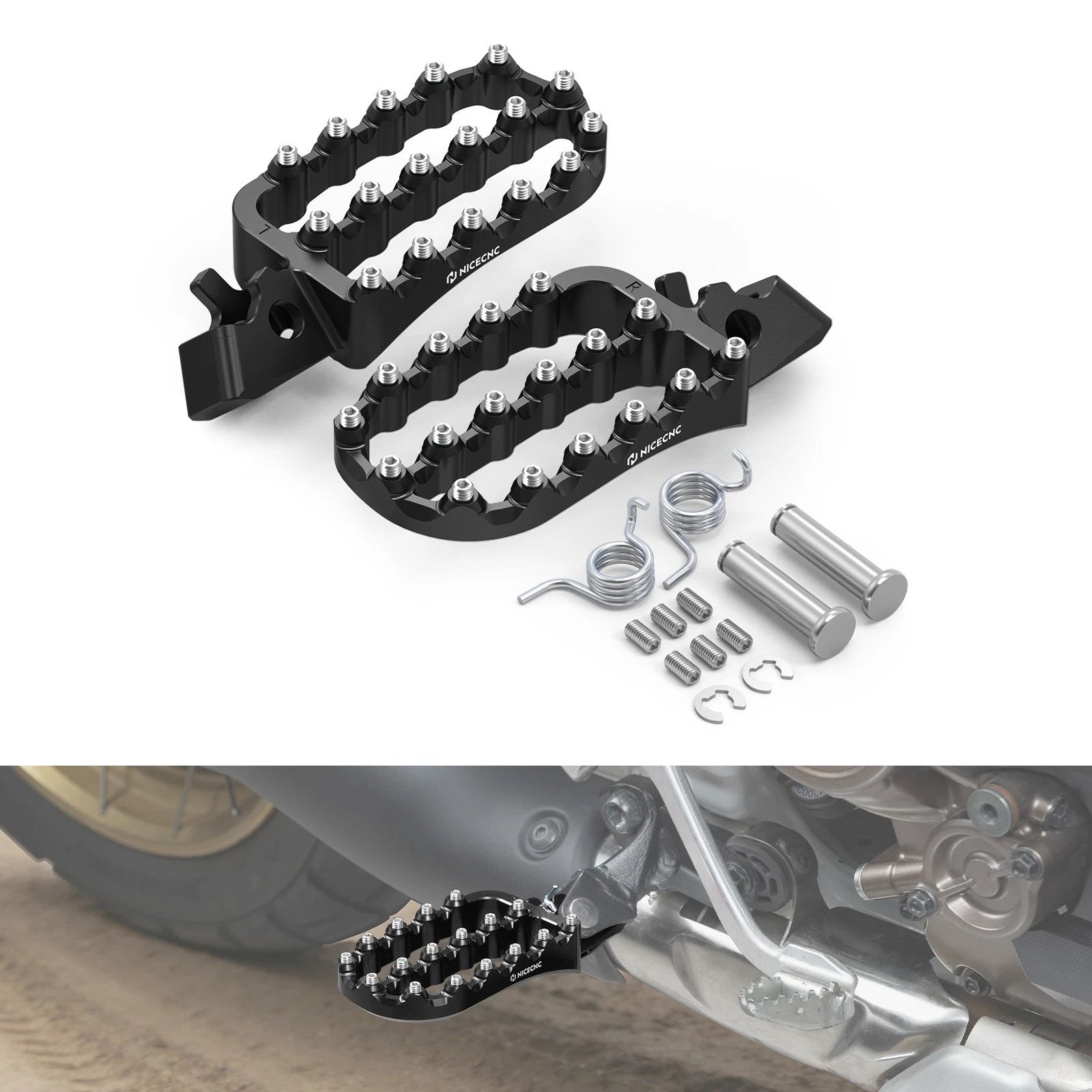 Footpegs Footrests for Honda CRF1100L Africa Twin Adventure Sports (2020–2026)