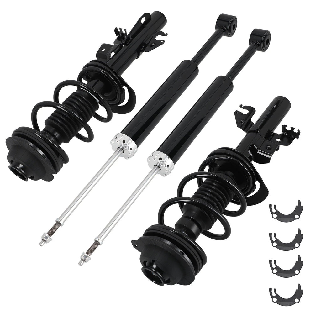 Set of 4 Front & Rear Struts w/Coil Spring Assembly for Chrysler 200 (2015–2017)