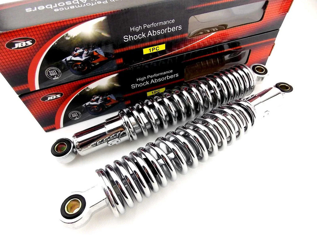 325mm JBS Chrome Rear Shock Absorbers for Yamaha XJ650