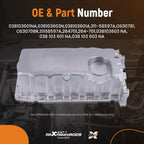 Oil Pan with Gasket for Volkswagen Golf Jetta Beetle (1999–2006)