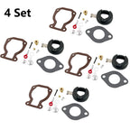 4X Carburetor Kit for Johnson Evinrude 9.9 15 HP (1974–1988) 398453