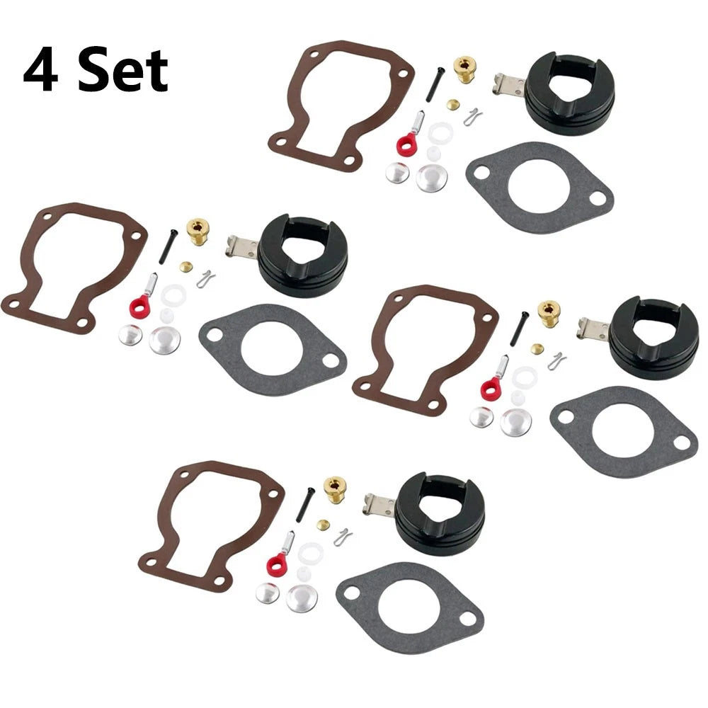 4X Carburetor Kit for Johnson Evinrude 9.9 15 HP (1974–1988) 398453