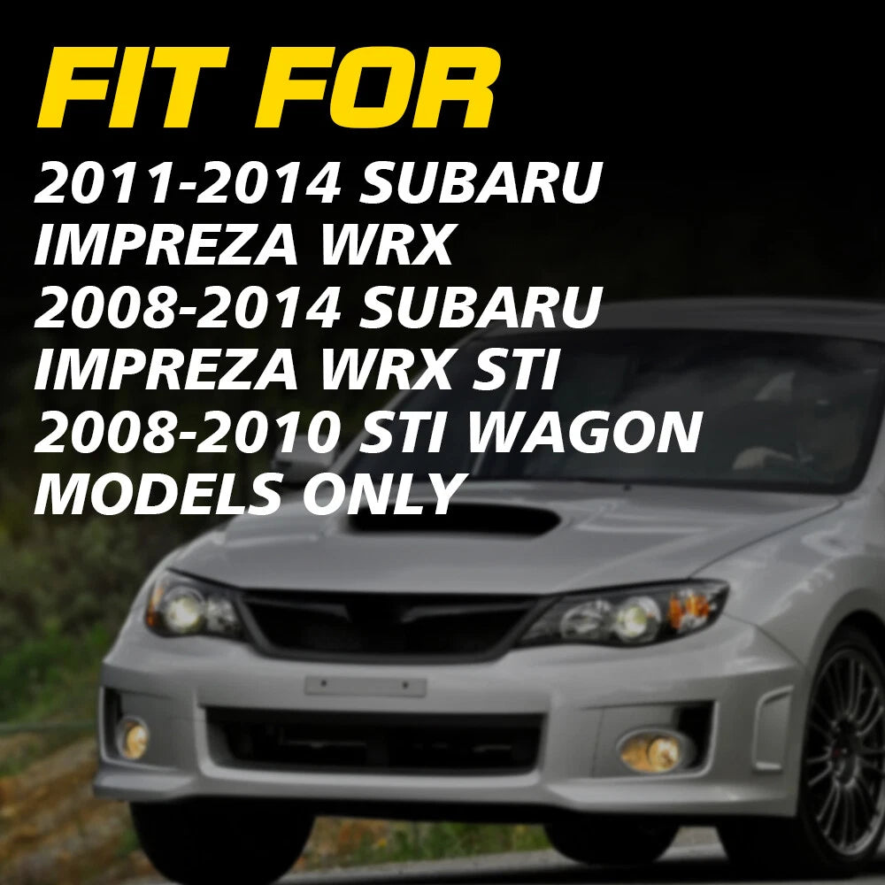 Set of 2 Front Side Bumper Bracket Inserts for Subaru Impreza WRX STi (2008–2014)