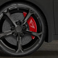Set of 4 Red Caliper Covers w/Silver MGP Logo for 2016-2020 Jaguar XF