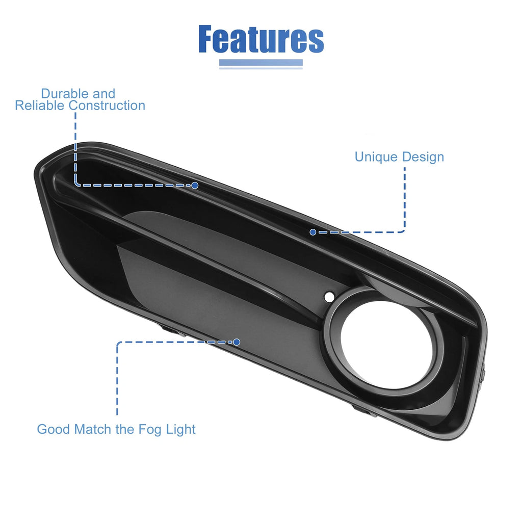 Left Fog Light Mesh Grille for BMW 1 Series F20 F21 LCI (2015–2018)