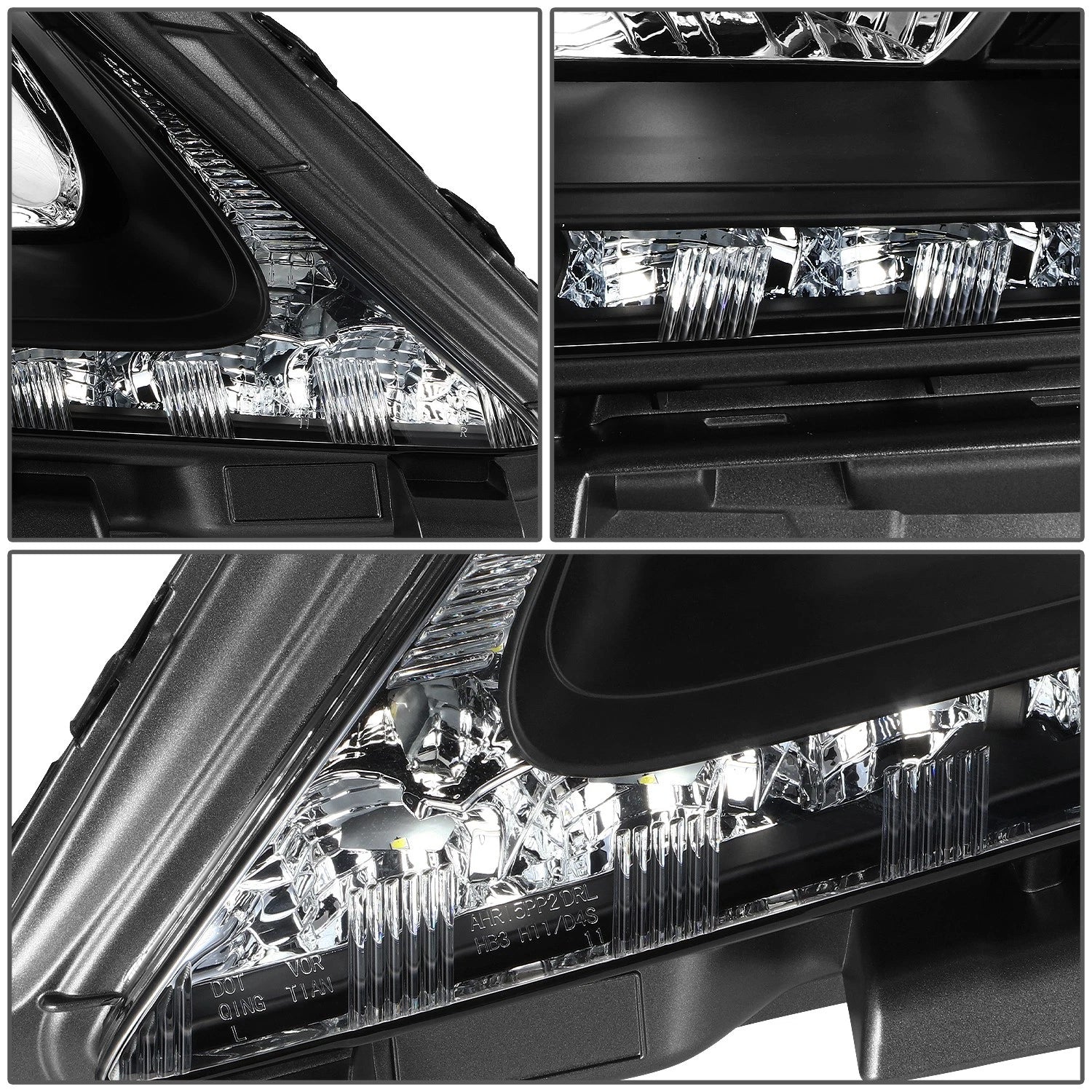 Projector Headlight Lamps with LED DRL for Lexus ES300h/ES350 (2013–2015)