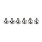 Set of 6 Titanium M5x15mm Torx Head Self Tapping Screws