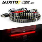 LED Tailgate Signal Reverse 3-Row Bar Brake Light Strip for Ford Chevy Dodge (60")