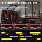 LED Flowing Turn Signal Tail Brake Running Light Bar for Dodge Ram (2009-2022)