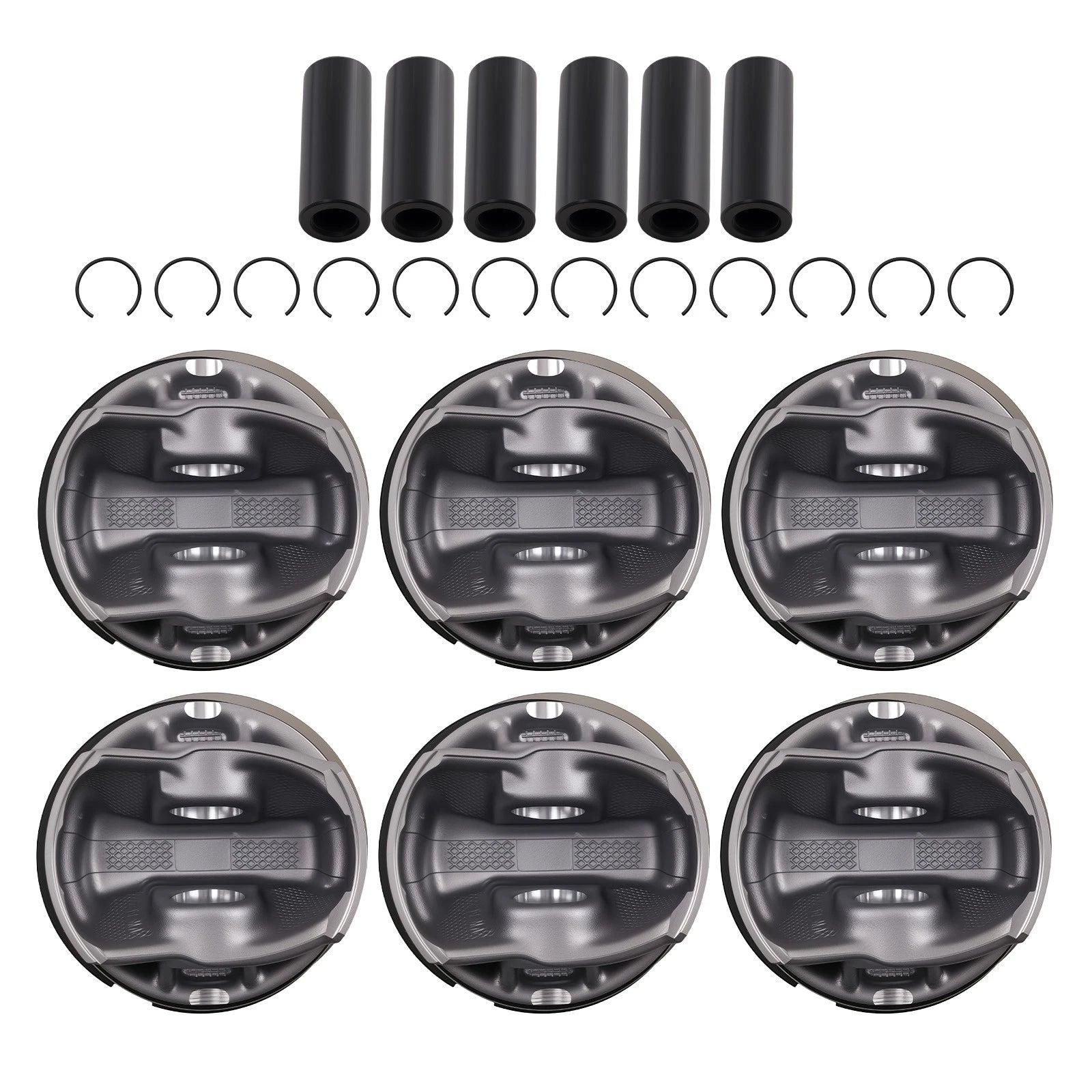 Pistons & Rings Kit for Audi A8 Quattro S4 S5 3.0L V6 (2018–2021) 06M107066AB