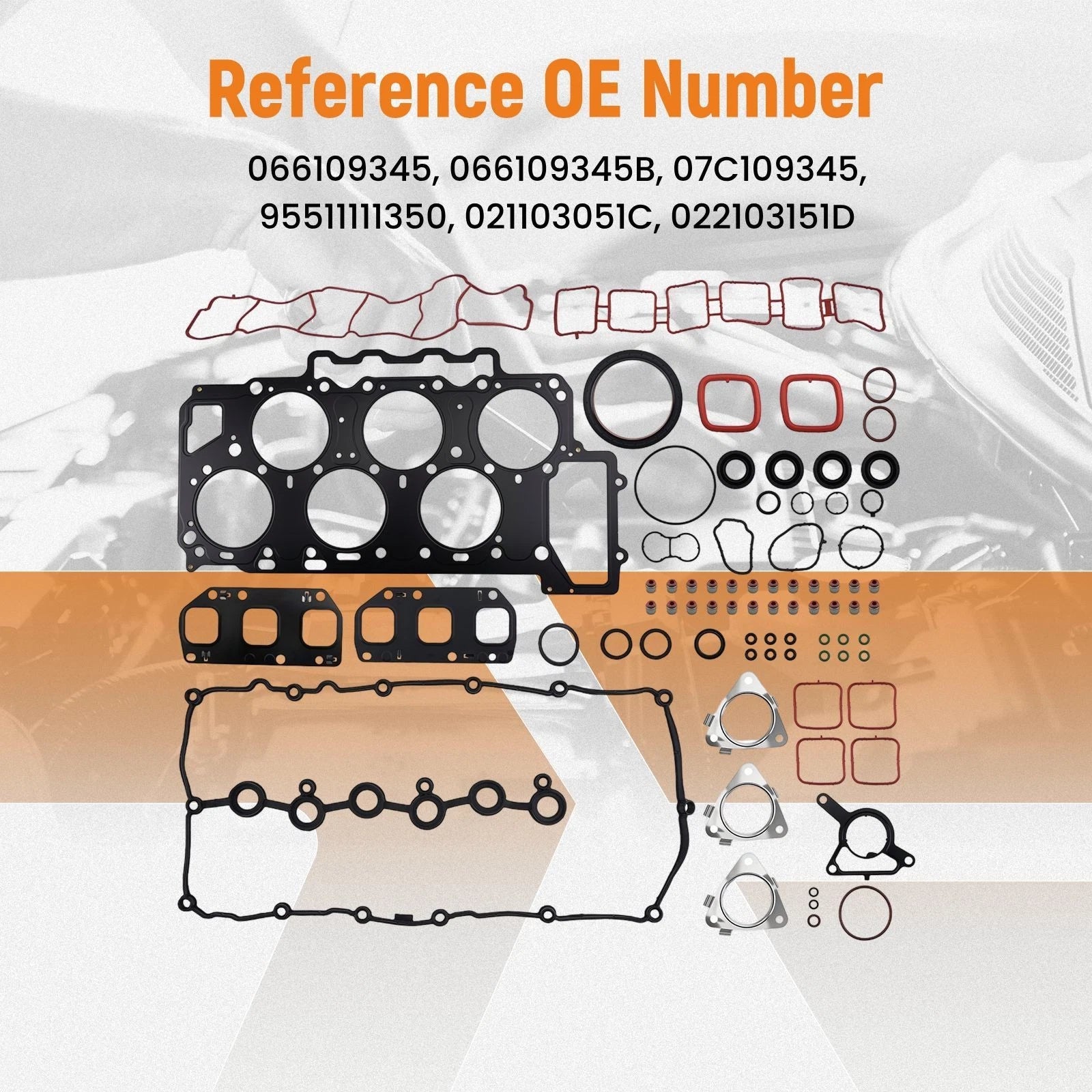 Engine Head Gasket Set for VW Passat, Touareg, Audi Q7, Porsche Cayenne (3.6L)