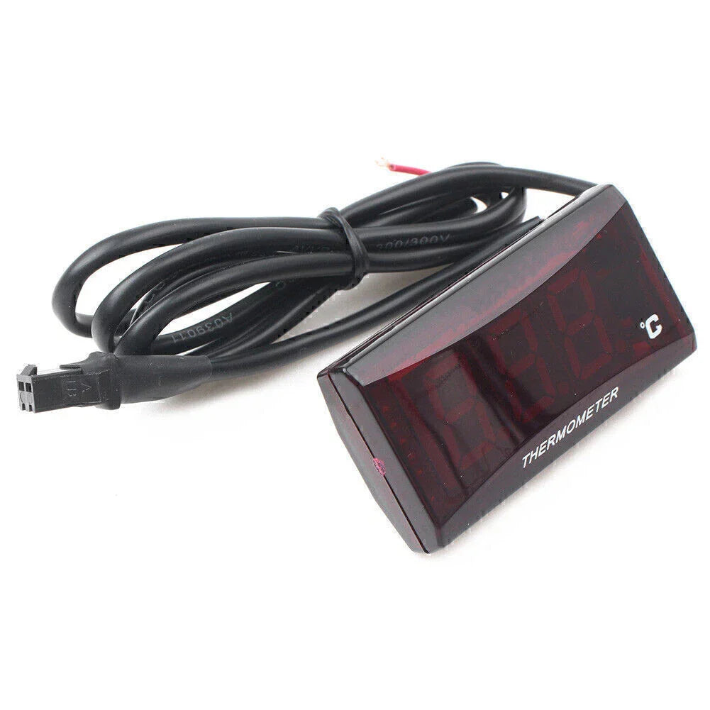 LED Digital Water Temp Gauge Meter for Racing Scooter Motor