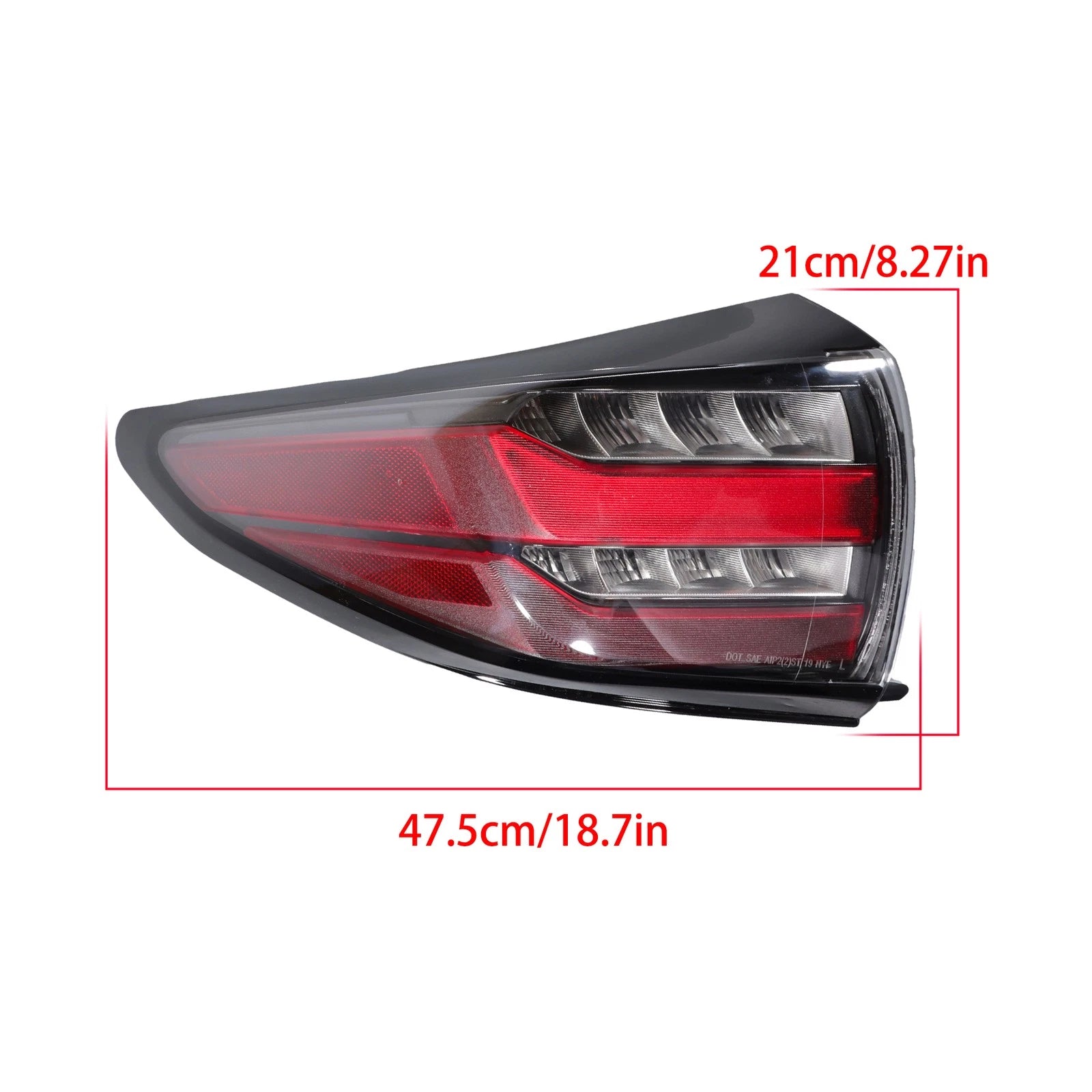 Tail Light Assembly for Nissan Murano (2019-2024) Left Outer Black