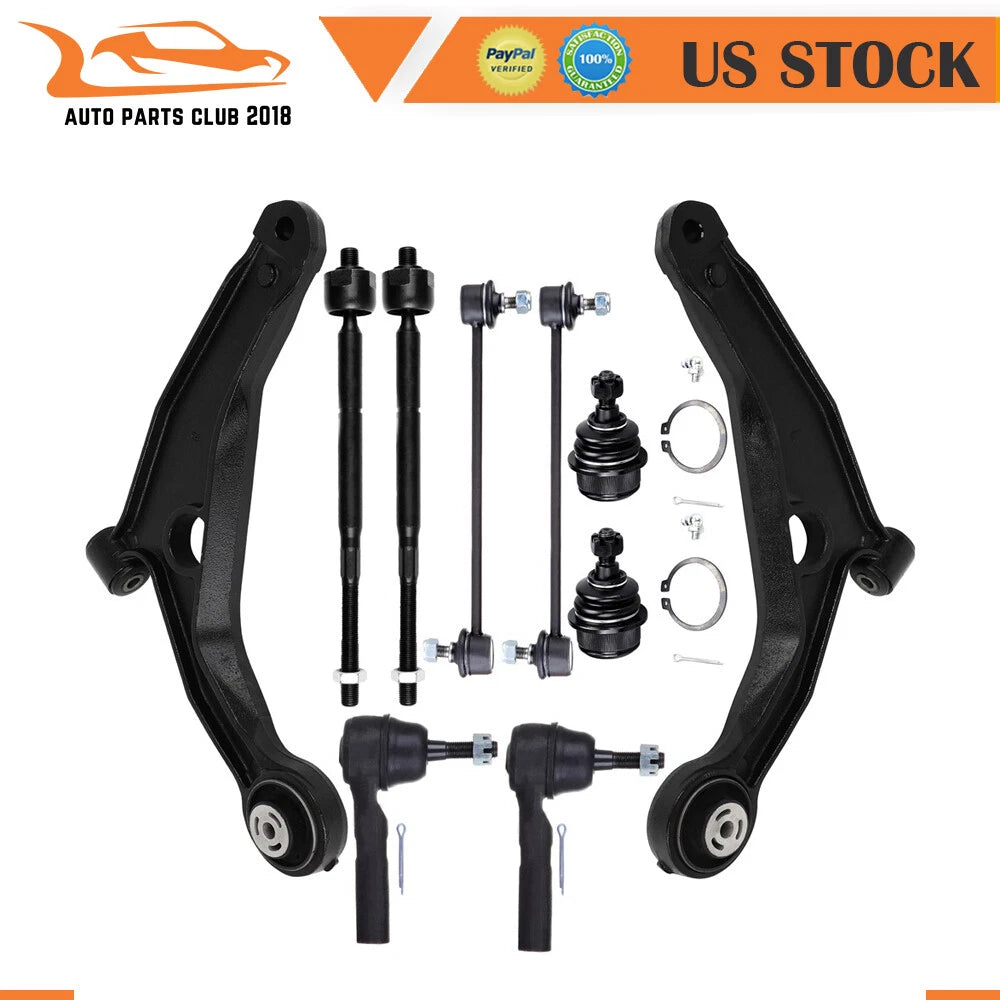 10pcs Front Lower Control Arm Ball Joint Sway Bar for Dodge Avenger (2008–2014)