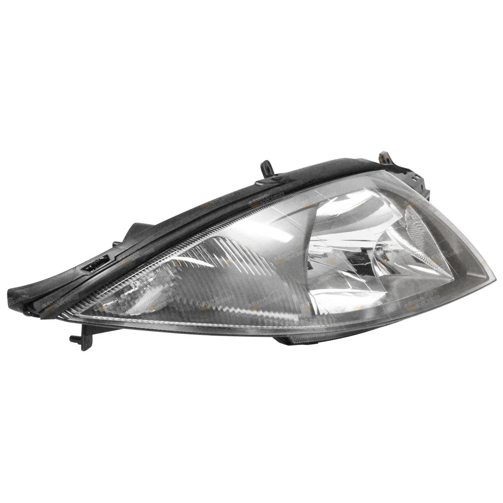 LH+RH Dark Grey Headlights for Ford Falcon AU Series 3 (2001 - 2002)
