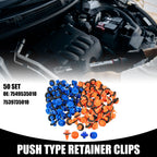 Set of 50 Fender Flare Clips No. 7549535010/7539735010 for Toyota 4Runner (2003–2023)