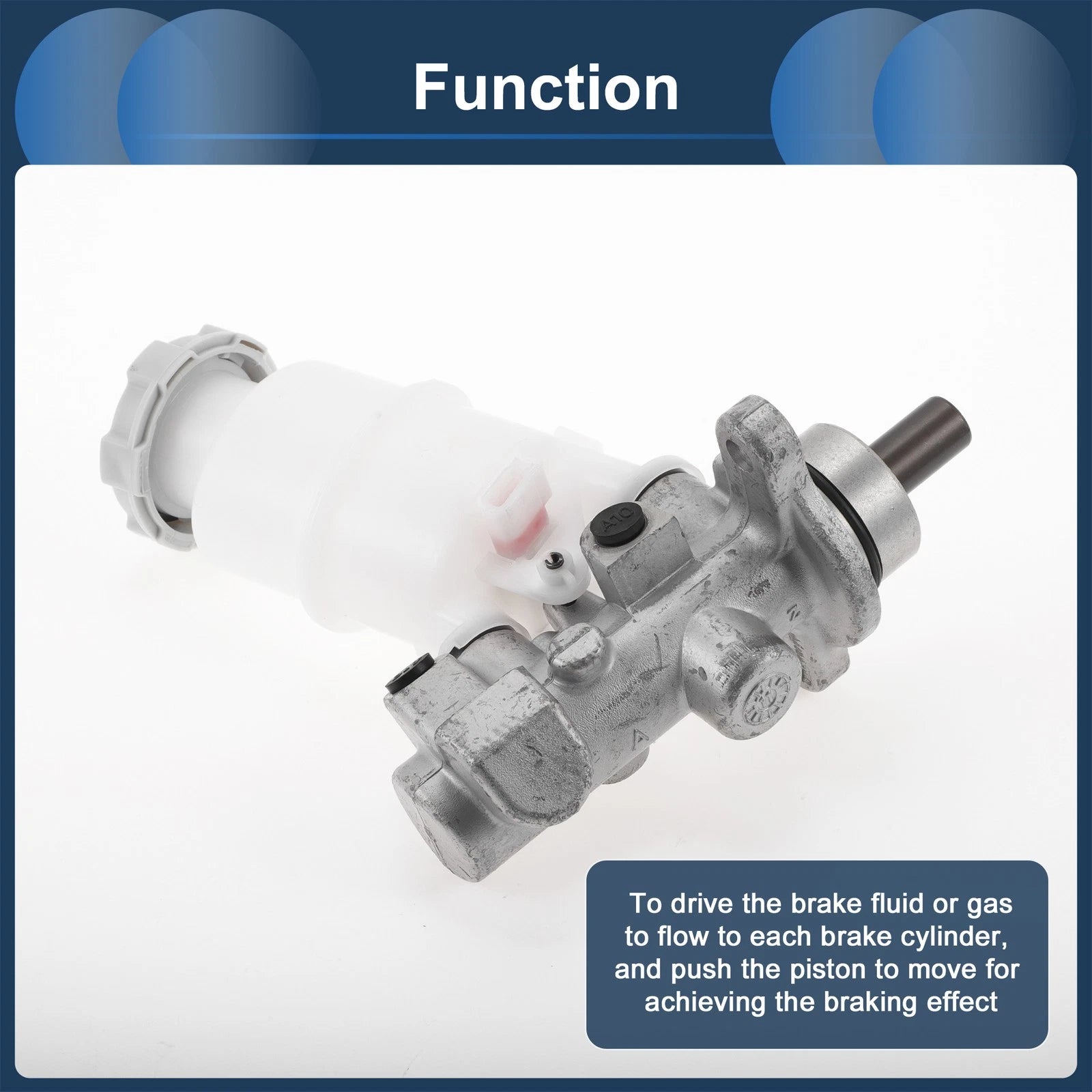 Brake Master Cylinder with Reservoir No.MR370247 for Mitsubishi Pajero Pinin (1999–2006)