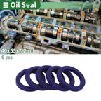 Set of 5 Oil Seal Rotary Shaft Seal 40x55x7.2mm High Pressure TPU