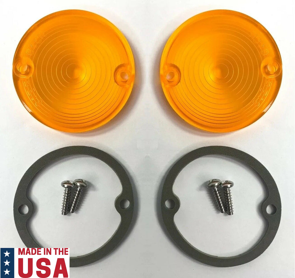 Amber Back-Up Reverse Light Lenses Replacement Pair for Dodge Ram (2009–2018)