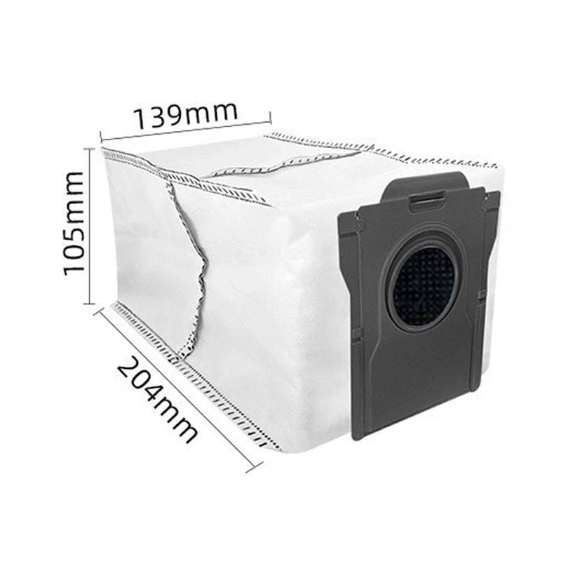 6 Side Brushes and 6 Dust Bags for Dreame Aqua10 (2020–2023)