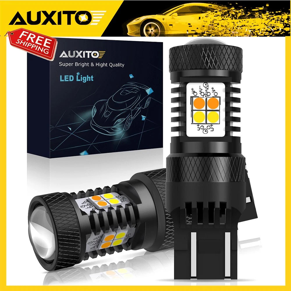 2X LED Switchback Turn Signal Bulbs for Make Model