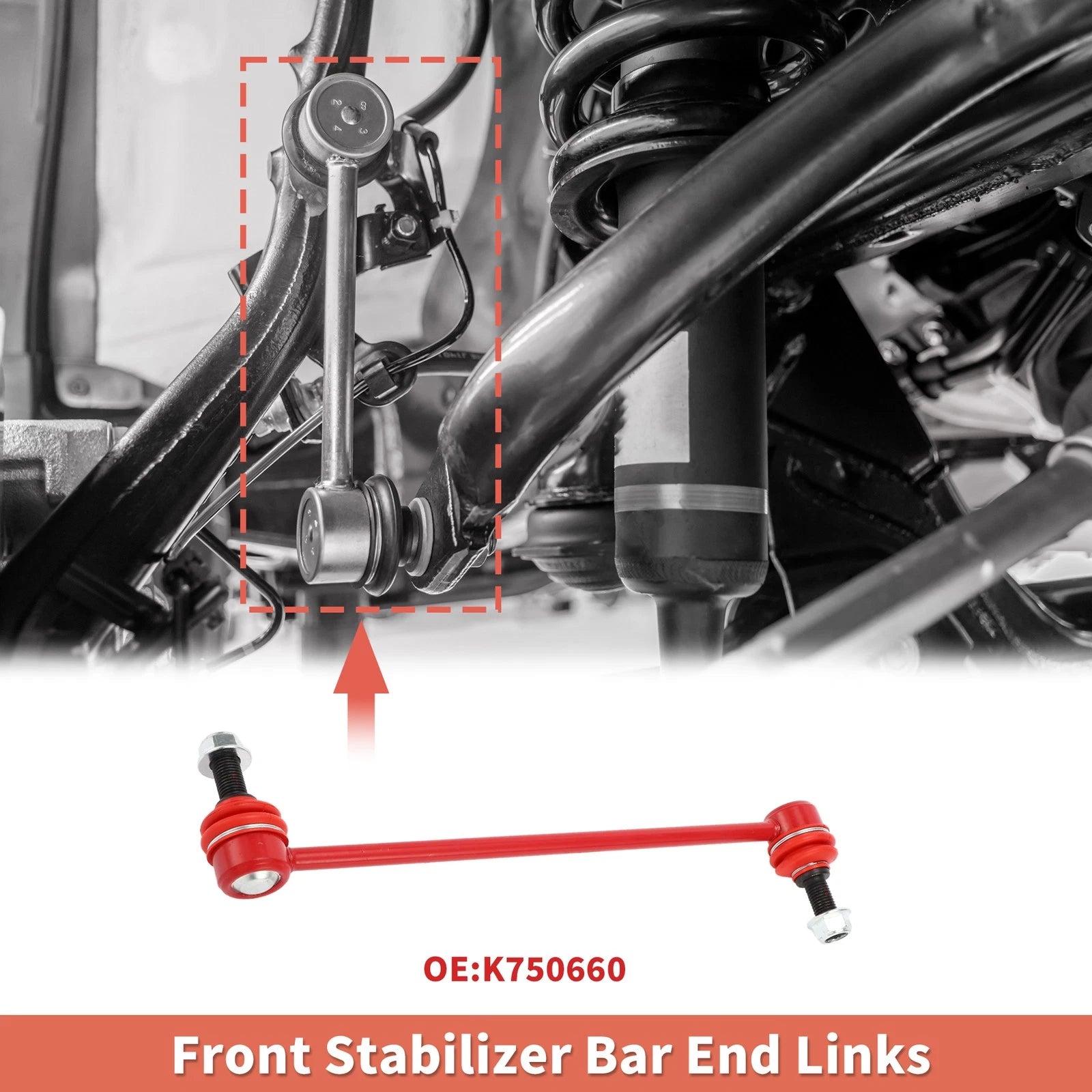 2pcs Front Sway Bar Links Kit for Buick LaCrosse (No.K750660)