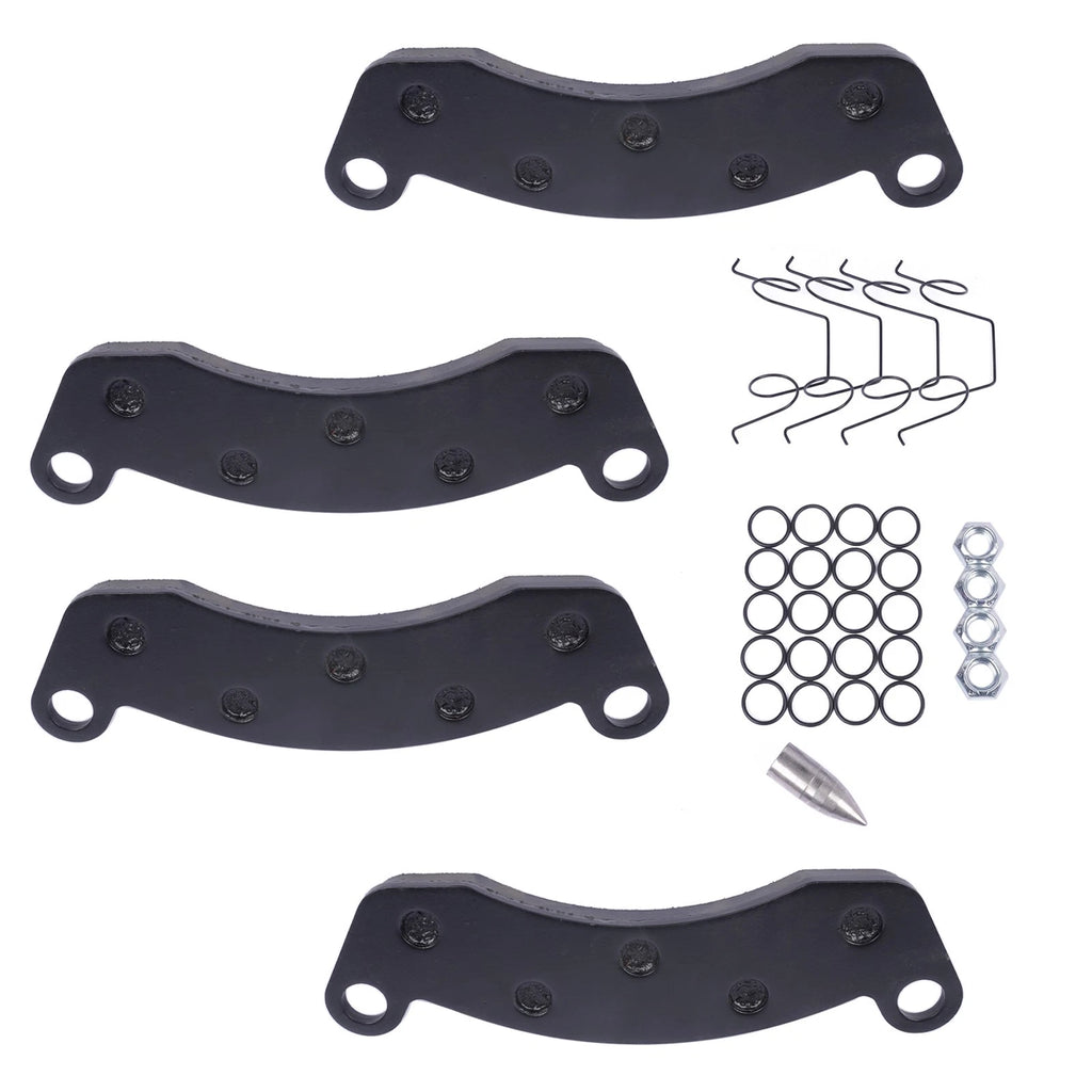 Set of 2 Semi-Metallic Disc Brake Pads for Dexter Trailer Axles (10k 12k)