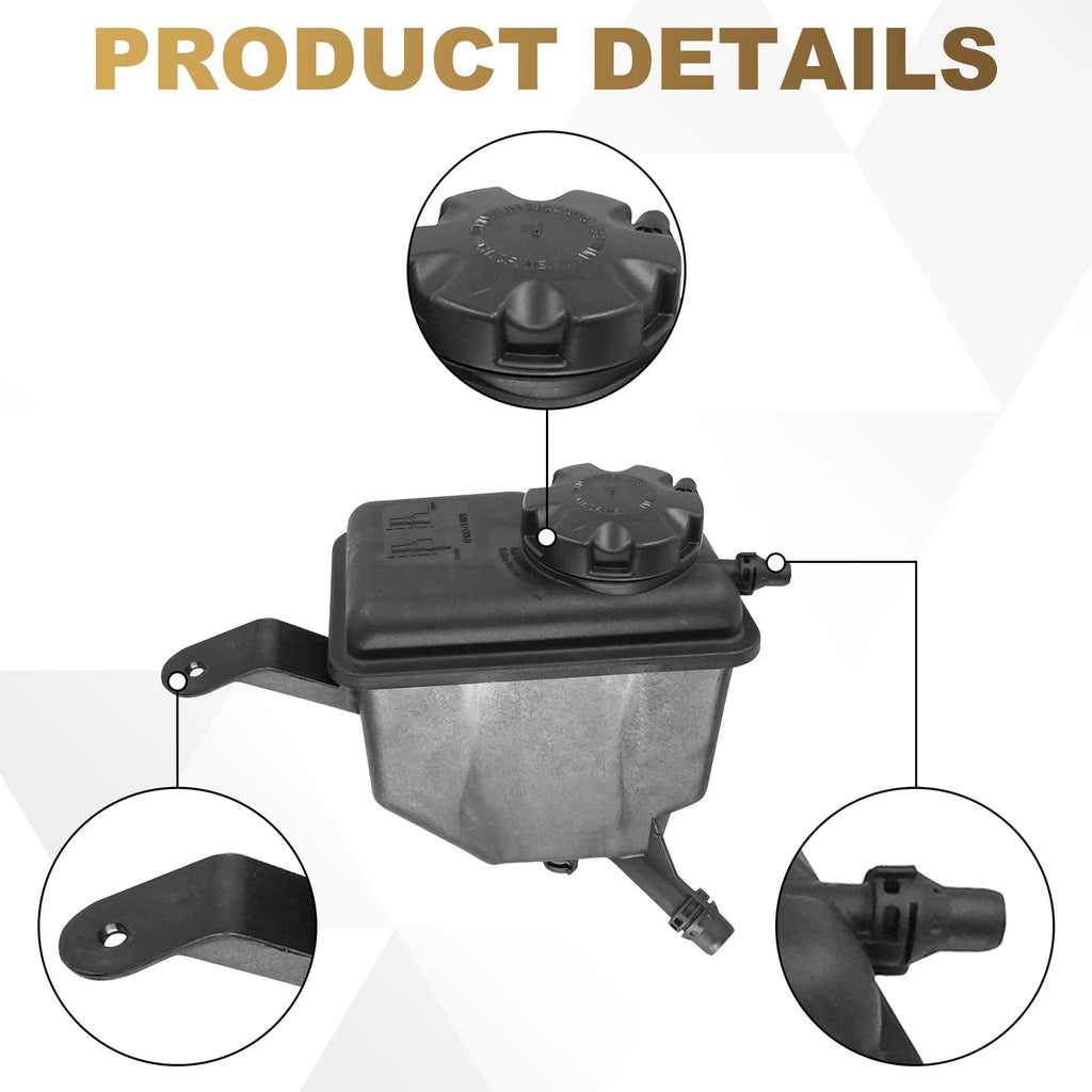 Coolant Reservoir Expansion Tank for BMW 525i 528i 530i 535i 545i 550i 645i (2001–2010)