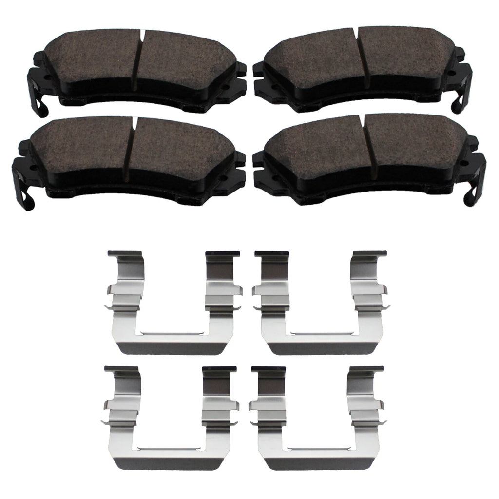 Set of 4 Akebono ProACT Ultra Premium Ceramic Front Brake Pads for Camaro Caprice (1995–1995)