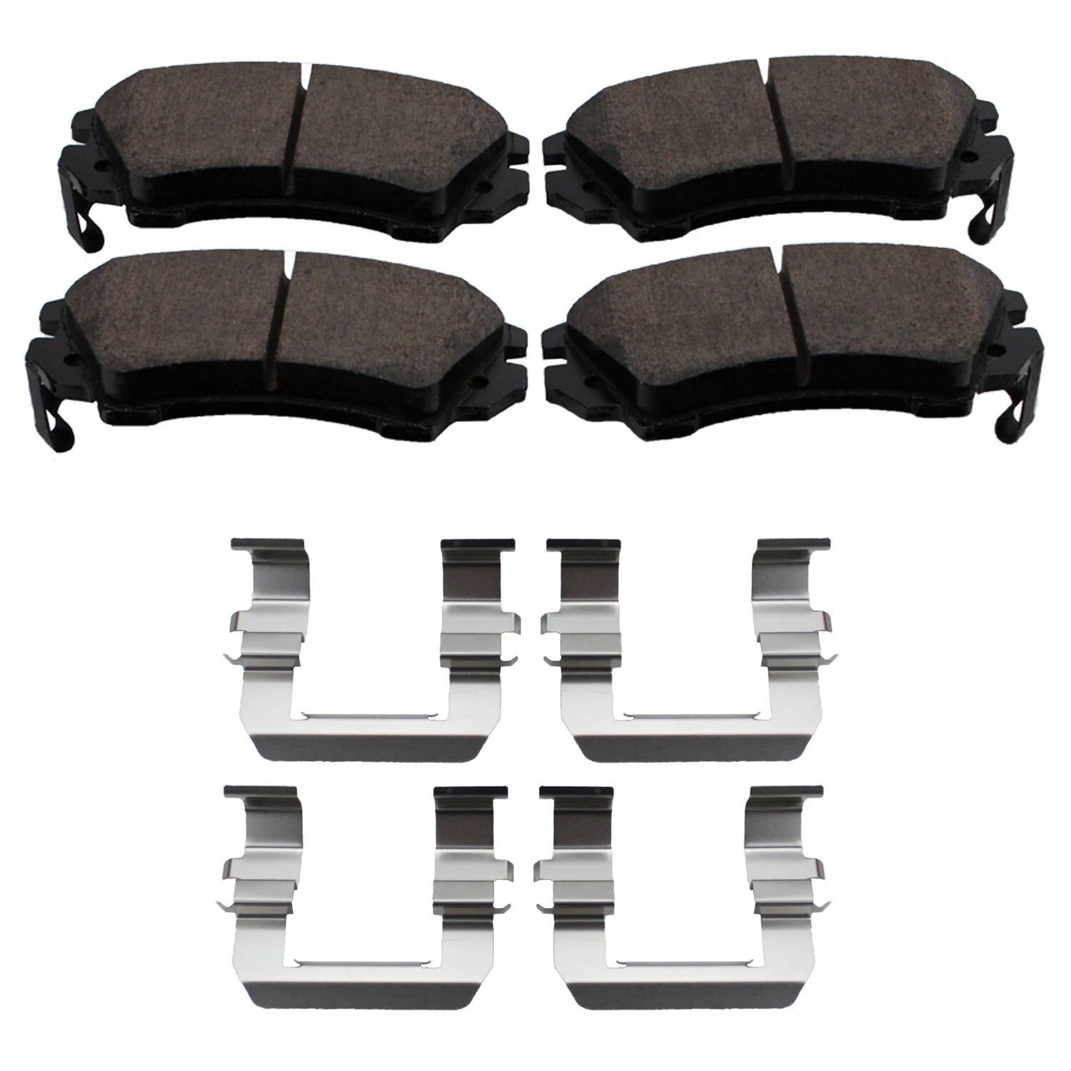 Set of 4 Akebono ProACT Ultra Premium Ceramic Front Brake Pads for Camaro Caprice (1995–1995)