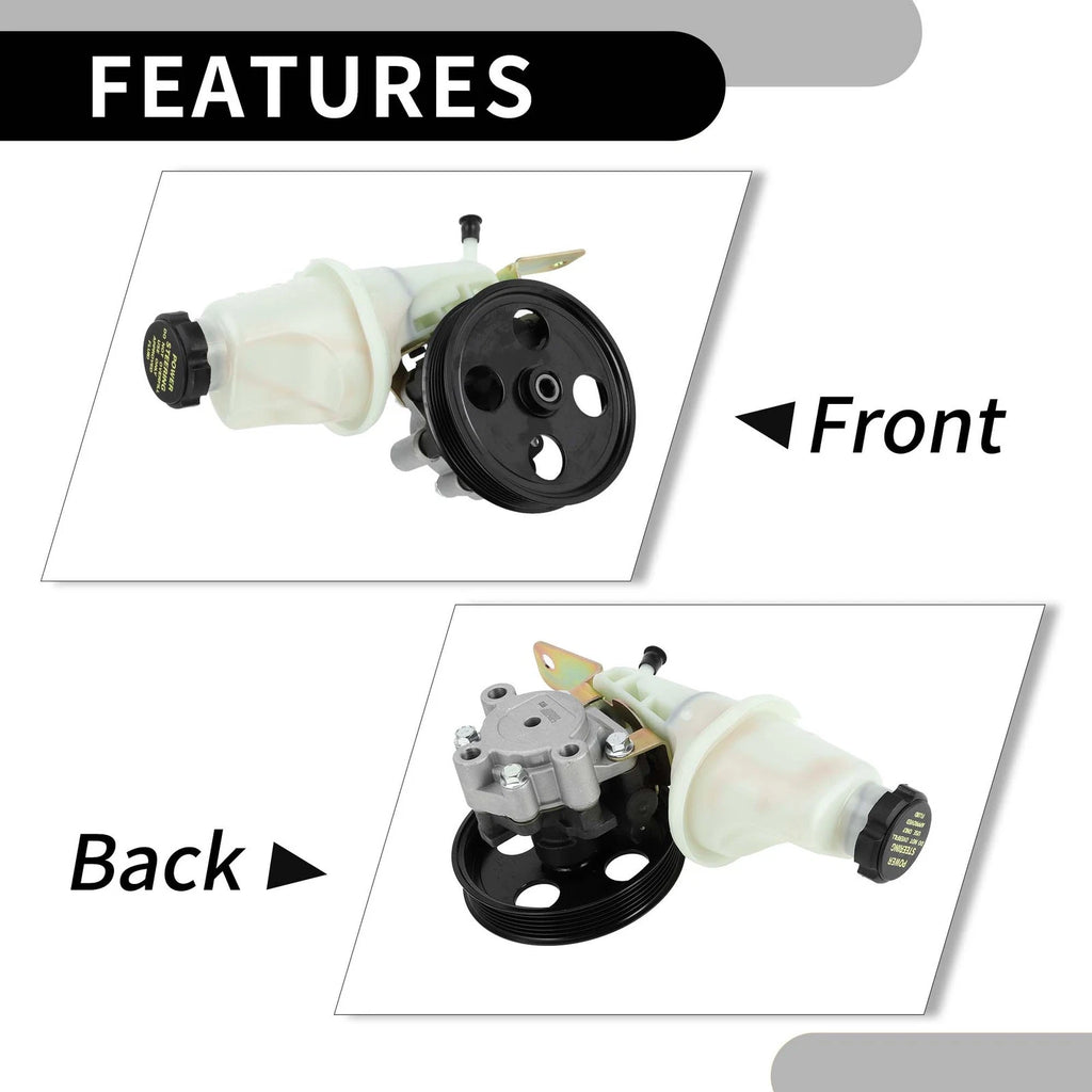 Power Steering Pump with Pulley No. 52106253AD for Dodge Dakota Durango (2001–2004)
