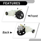 Power Steering Pump with Pulley No. 52106253AD for Dodge Dakota Durango (2001–2004)