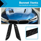 Gloss Black Bonnet Vents for Holden Commodore VF (2013–2017)