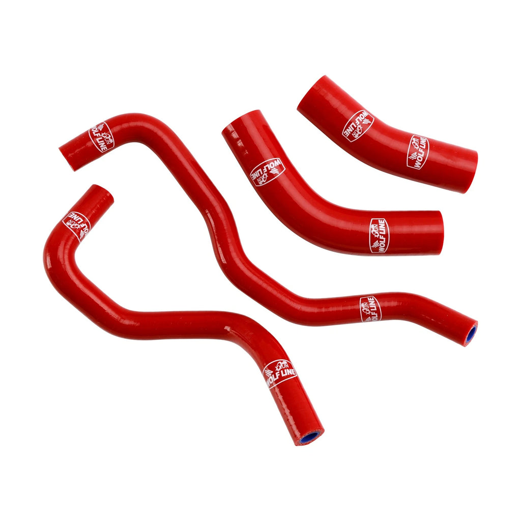 Silicone Radiator Coolant Hose Kit for Yamaha Tenere 700 (2019–2024) Red
