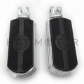 Chrome Skull Rubber Footpeg for Harley Breakout FXBR/FXBRS (2018–2019)