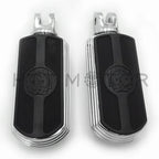 Chrome Skull Rubber Footpeg for Harley Breakout FXBR/FXBRS (2018–2019)