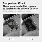 Scratch-Resistant TPE Cup Holder for Kia EV3 Center Console (2024–2025)