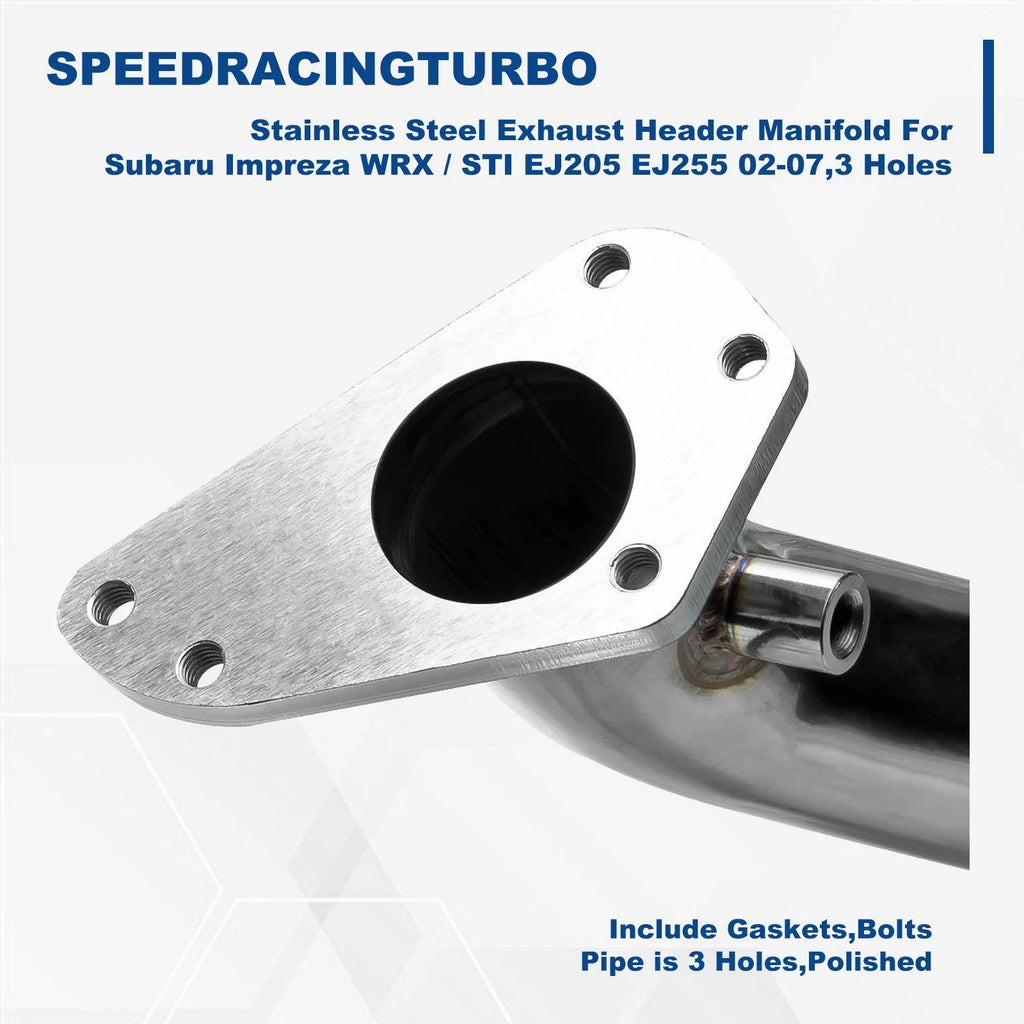 Exhaust Header Manifold for Subaru Impreza WRX/STI EJ205 EJ255 (2002–2007)