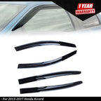 Set of 4 Side Window Vent Visors for Honda Accord (2013–2017)